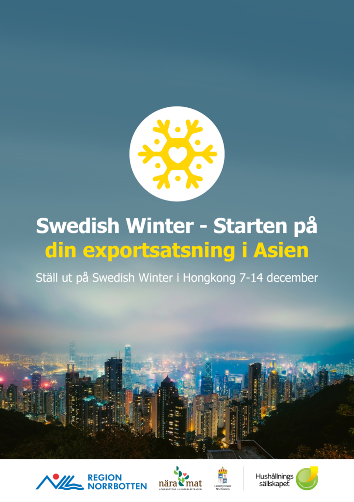 Affisch för Swedish Winter i Hongkong