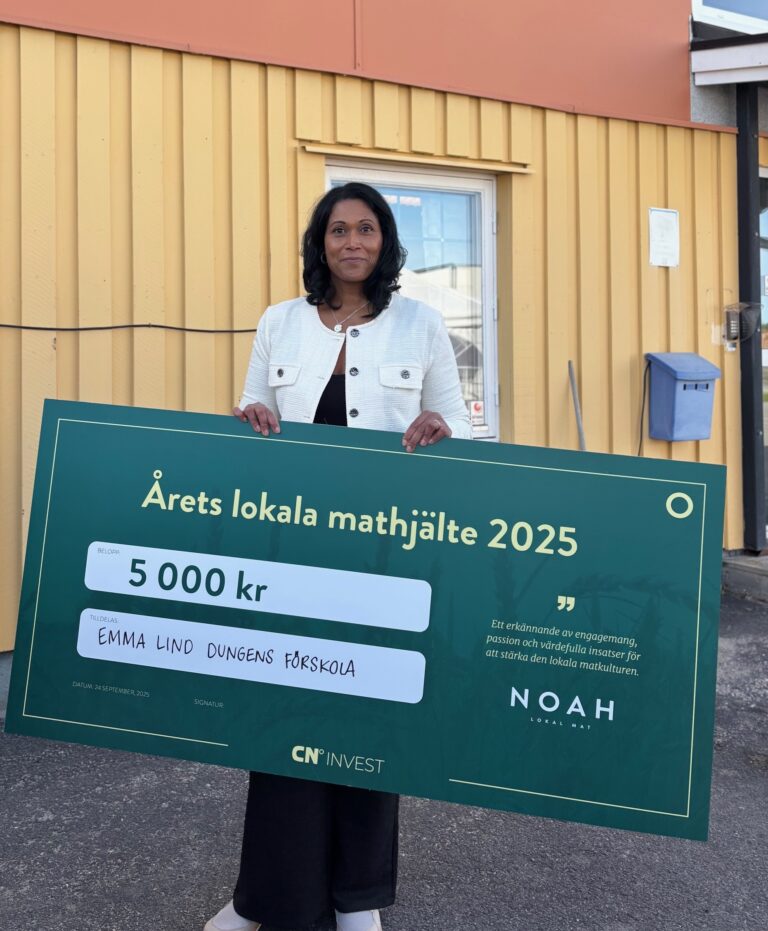 Emma Lind, vinnare av Årets lokala mathjälte